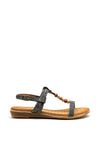 Lunar Alana Beaded Sandal, Grey