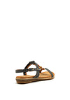 Lunar Alana Beaded Sandal, Grey