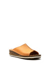 Lunar Leather Slip on Mule Sandals, Tan