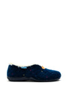 Lunar Quilted Soft Feel Slippers, Navy