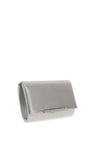 Zen Collection Shimmer Stripped Clutch Bag, Silver