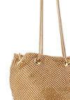 Zen Collection Diamante Bucket Bag, Gold