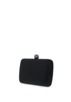 Zen Collection Sphere Clasp Clutch Bag, Black