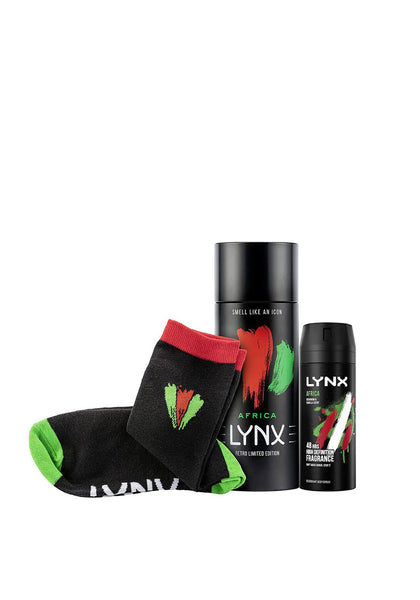 Lynx Africa Retro Limited Edition Body Spray Sock Gift Set