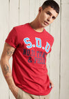 Superdry Track & Field Graphic T-Shirt, Chilli Pepper