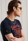 Superdry Workwear Graphic T-Shirt, Nautical navy