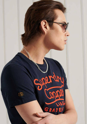 Superdry Workwear Graphic T-Shirt, Nautical navy
