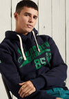 Superdry Collegiate Graphic Overhead Hoodie, Nautical Navy