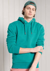 Superdry Original Label Classic Hoodie, Ocean Green