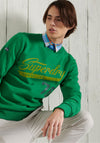Superdry Collegiate Crewneck Sweater, Green