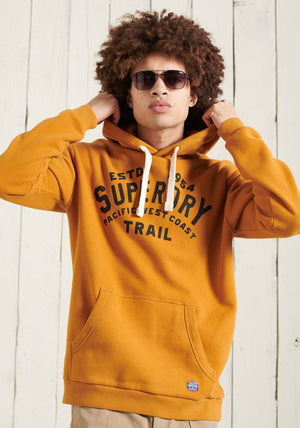 Superdry Heritage Mountain Graphic Hoodie, Yellow
