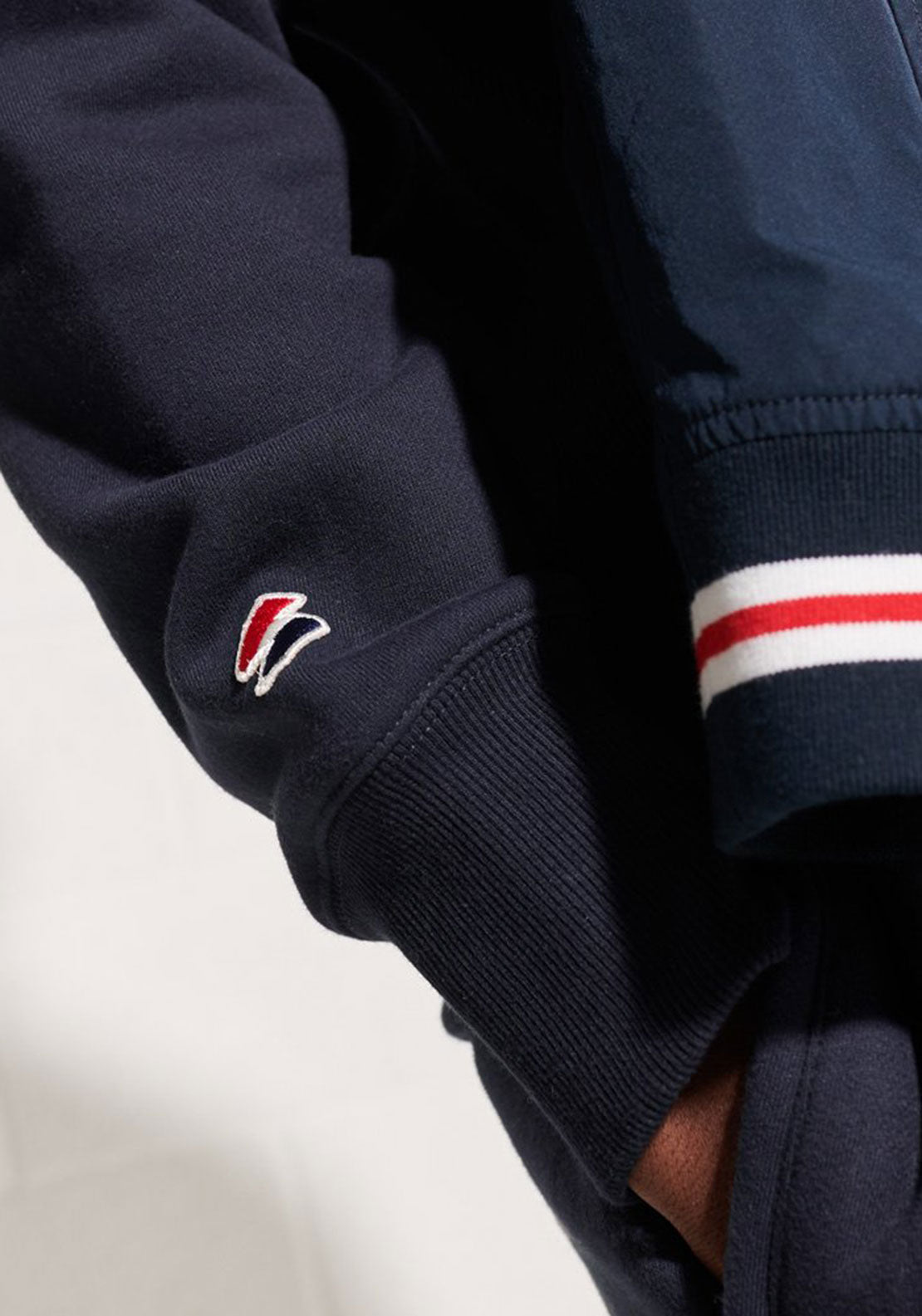 Superdry Sportstyle Applique Sweatshirt, Navy