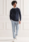 Superdry Studios Essential Cotton Crewneck, Eclipse Navy