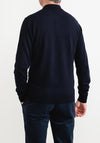Magee 1866 Achill Cashmere Blend Polo Sweater, Navy