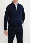 Magee 1866 Carn Quarter Zip Sweater, Navy
