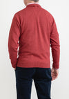 Magee 1866 Carn Crew Neck Sweater, Raspberry