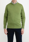 Magee 1866 Carn Crew Neck Sweater, Green