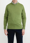 Magee 1866 Carn Crew Neck Sweater, Green