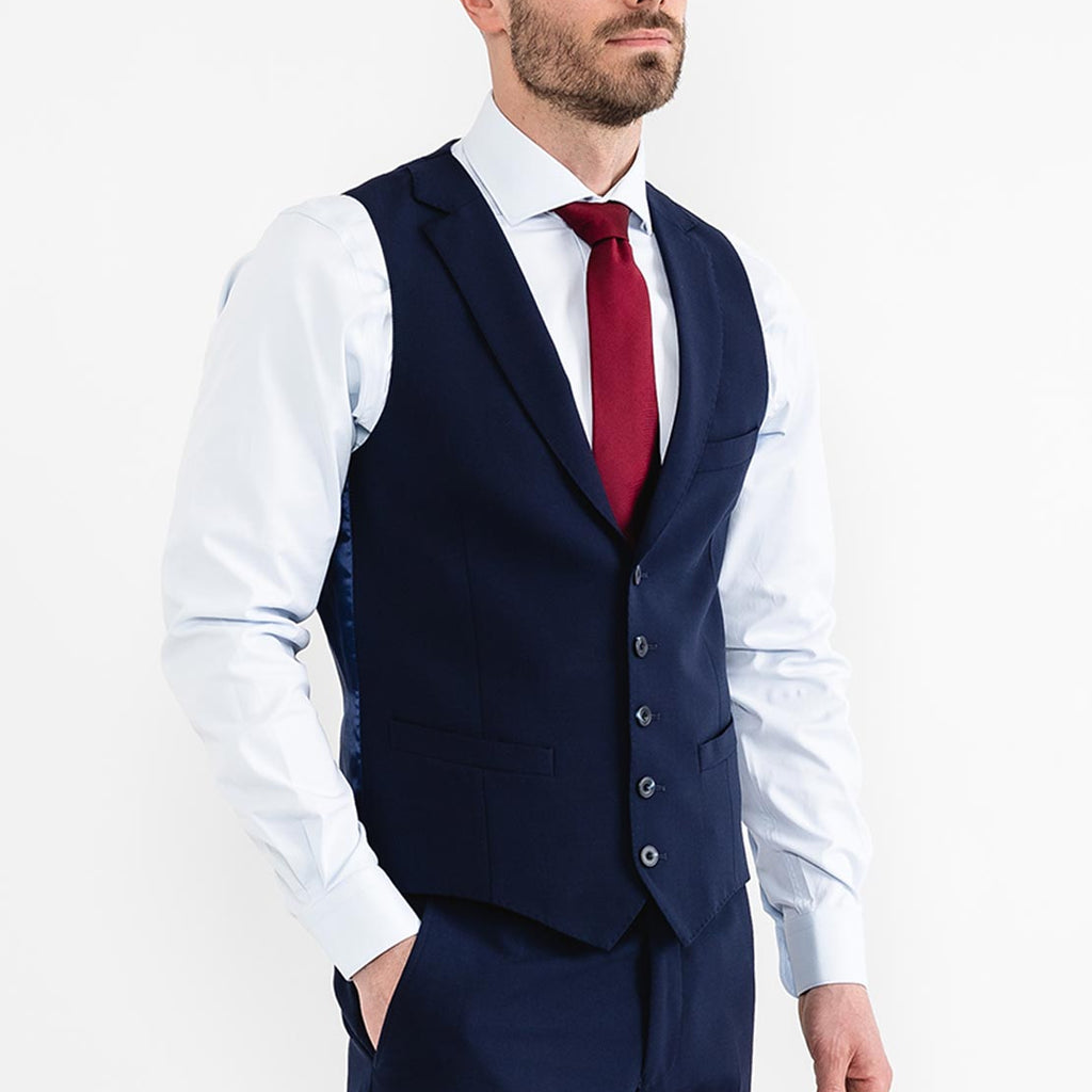 Magee 1866 Finn Waistcoat, Navy - Main Image