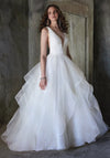 Maggie Sottero Fatima Wedding Dress, Diamond White