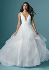 Maggie Sottero Fatima Wedding Dress, Diamond White
