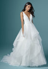 Maggie Sottero Fatima Wedding Dress, Diamond White