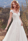 Maggie Sottero Lorelai Wedding Dress UK Size 14, Ivory