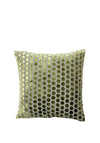 Malini Jorvik Hexagonal Style Cushion, Olive Green
