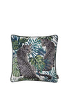 Malini Juniper Leopard Love Feather Filled Print Cushion, Green