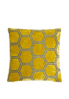 Malini Large Ivor Cushion, Mustard