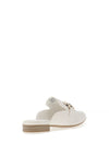 Marco Tozzi Chain Loafer Mule, White Gold