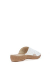 Marco Tozzi Leather Mule, White