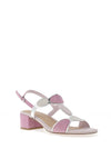 Marco Tozzi Block Heel Strappy Sandal, Berry Comb