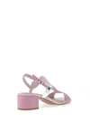 Marco Tozzi Block Heel Strappy Sandal, Berry Comb