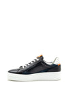 Marco Tozzi Leather Zip Trainers, Navy