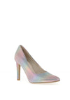 Marco Tozzi Glitter Ombre Pointed Toe Heeled Shoes, Silver