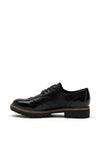 Marco Tozzi Chunky Sole Faux Leather Brogues, Black