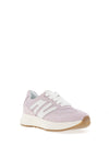 Marco Tozzi Suede Mix Chunky Lace Trainers, Lavender