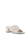 Marco Tozzi Criss Cross Slip On Mules, Cream