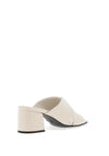 Marco Tozzi Criss Cross Slip On Mules, Cream