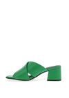 Marco Tozzi Criss Cross Slip On Mules, Green
