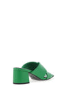 Marco Tozzi Criss Cross Slip On Mules, Green