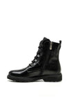 Marco Tozzi Leather Lace up Boots, Black