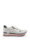 Marco Tozzi Chunky Stripped Sole Trainer, White Multi