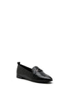Marco Tozzi Leather Buckle Slip On Shoe, Black