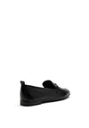 Marco Tozzi Leather Buckle Slip On Shoe, Black