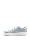 Marco Tozzi Shaped Platform Sole Trainers, Baby Blue