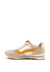 Marco Tozzi Faux Suede Zip Trainers, Beige