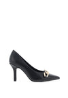 Marco Tozzi Chain Court Shoes, Black