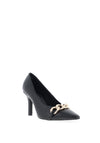 Marco Tozzi Chain Court Shoes, Black